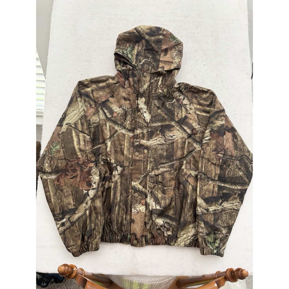 RedHead Storm Tex Rain Jacket Coat Mens L Realtree Xtra Camo Hooded Hunting